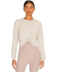 Beyond Yoga Twist It Fate Cropped Pullover - Multicolour