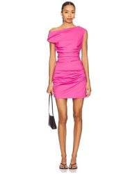 GOOD AMERICAN - Poplin Ruched Off Shoulder Mini Dress - Lyst