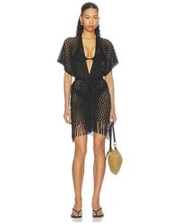 Luli Fama - Caught Up Short Caftan - Lyst