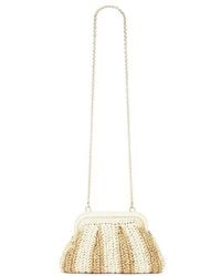 Dolce Vita - Hydra Framed Raffia Clutch - Lyst