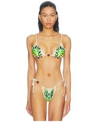 AFRM - Capri Beaded Bikini Top - Lyst