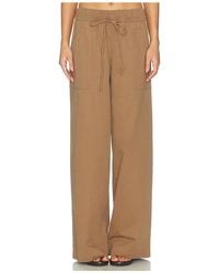 Vince - Mid Rise Cotton Drawstring Pant - Lyst