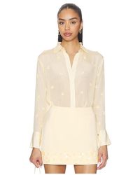 Karina Grimaldi - Ayla Embroidered Shirt - Lyst