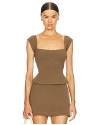WeWoreWhat - Cap Sleeve Corset Top - Lyst