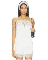 Generation Love - Alisa Lace Combo Hammered Satin Cami - Lyst