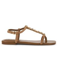 Jonathan Simkhai - Amaya Suede Thong Flat Sandal - Lyst