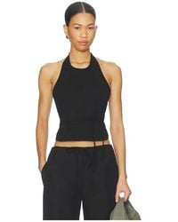St. Agni - Soft Jersey Halter Top - Lyst