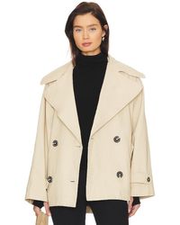 Free People - Highlands Peacoat In Tea Combo - Lyst