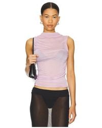 Free People - Camiseta De Tirantes On Air En Color Lavanda Talla (También En M, S, Xl, Xs) - Lyst