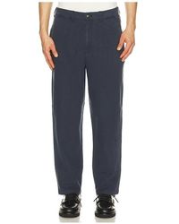 Barbour - Cotton Linen Relaxed Trousers - Lyst