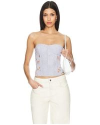 WeWoreWhat - Lace Corset Top - Lyst