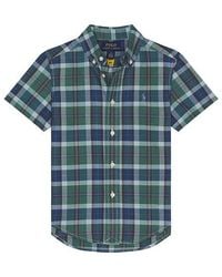 Polo Ralph Lauren - Kids Short Sleeve Classic Oxford Sport Shirt - Lyst