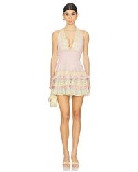 LoveShackFancy - Vestido Quintelle En Color Rose,Lemon Talla (También En M, Xl) - Lyst