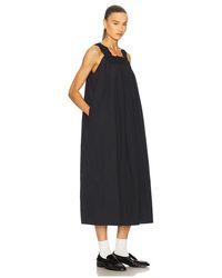 Helsa Faille Halter Midi Dress in Black | Lyst Australia