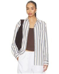 Leset - Yoshi Stripe Classic Button Down - Lyst