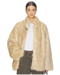 WeWoreWhat - Faux Fur Jacket - Lyst