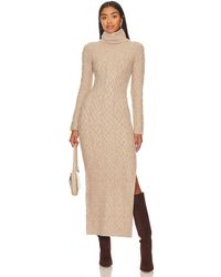 L'academie - Maxi Cable Knit ドレス - Lyst