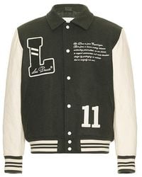 Les Deux - Varsity Wool Jacket - Lyst
