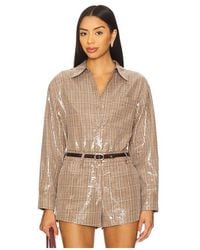 Line & Dot - Blouson Oversized Checkmate En. Taille Also En S, Xs - Lyst