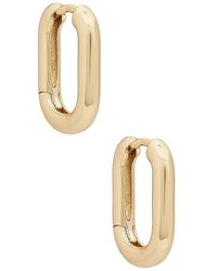 Shashi - Pendientes De Aro Pequeño Cosmo En Color Oro Metálico Talla En - Lyst