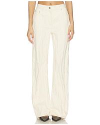 Helmut Lang - Crushed Relaxed Bootcut Pant - Lyst