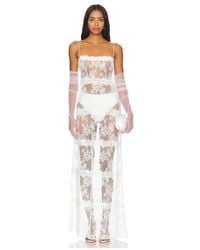 Lovers + Friends - Millie Sheer Maxi Dress - Lyst