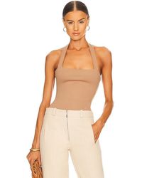 superdown - Reece Halter Bodysuit - Lyst