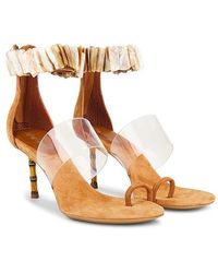 Jeffrey Campbell - Sandalia Cowrie-Sh En Color Bronce Talla En - Lyst