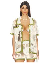 superdown - Bronwin Top en Cream - Lyst