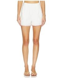 MINKPINK - Santorini Embroidered Shorts - Lyst