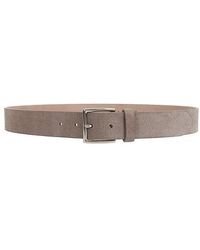 Vince - 35Mm Flat Suede Belt - Lyst