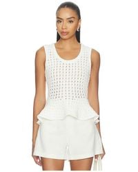 Pistola - Anna Peplum Sweater Tank - Lyst