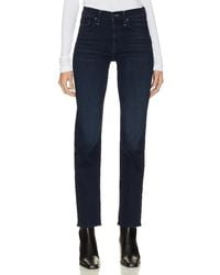 Mother - JEAN DROIT TAILLE MOYENNE RIDER ANKLE - Lyst