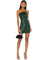 Kendall + Kylie Vestido cuero cobain - Verde