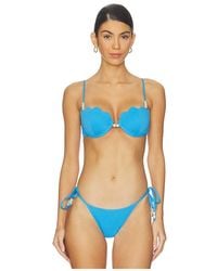LSPACE - X Revolve Sunrise Shell Bikini Top - Lyst