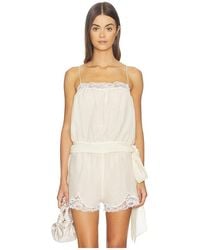 Lovers + Friends - X Emma Rose Clover Top en Beige - Lyst