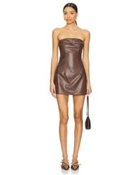 superdown - Vestido Mckay En Color Chocolate Talla En - Lyst