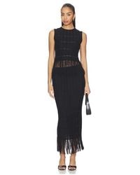 Karina Grimaldi - Aria Fringe Knit Set - Lyst