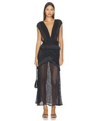 PATBO - Ayla Fringe Long Dress - Lyst
