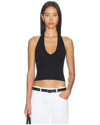 ÉTERNE - Cropped Halter Top - Lyst