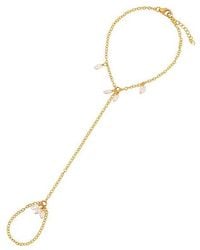 NAiiA - X Revolve Pearl Shaker Hand Chain - Lyst