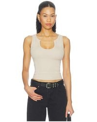 GRLFRND - Deep U-Neck Tank - Lyst