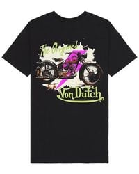 Von Dutch - Biker Shop Graphic Tee - Lyst