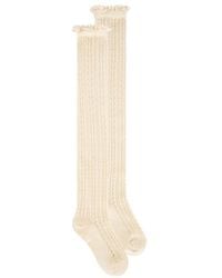 Free People - Socken Miisty Net Pointelle Tall - Lyst