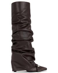 The Attico - Juno 95Mm Knee High Boot - Lyst