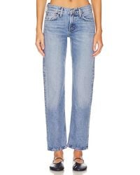 Agolde - Tiro Bajo Recto Amber En Color Denim Claro Talla (También En 24, 25, 26, 27, 28, 29, 30, 31, 32, 33, 34) - Lyst