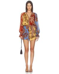 Hemant & Nandita - Romper Romper With Tie Belt En Talla (También En M, S, Xl, Xs, Xxs) - Lyst