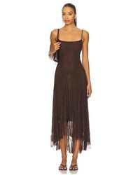 Steve Madden - Vestido Midi Vita En Color Chocolate Talla (También En M, S, Xl, Xs) - Lyst