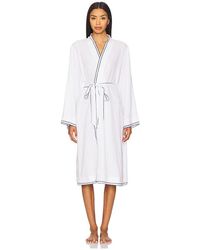 Eberjey - Linen Blend Long Sleeve Robe - Lyst