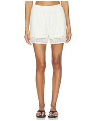 AllSaints - Elma Crochet Short - Lyst